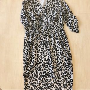 Merona Black and White Print Dress